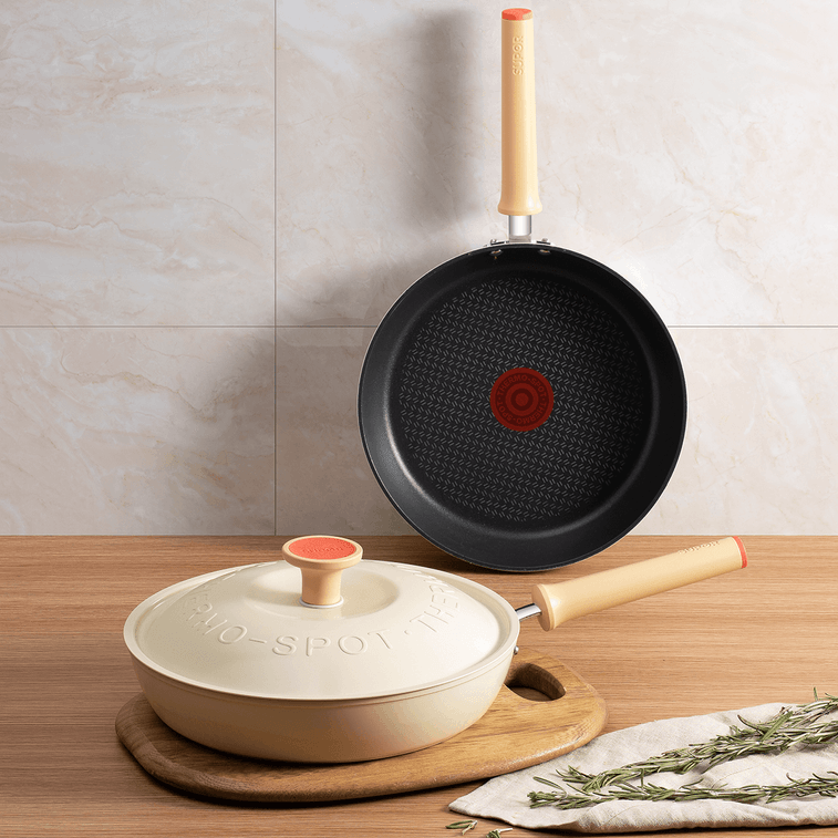 Supor exquisite red dot non-stick frying pan EJ26QLP01, 26 cm diameter, with lid