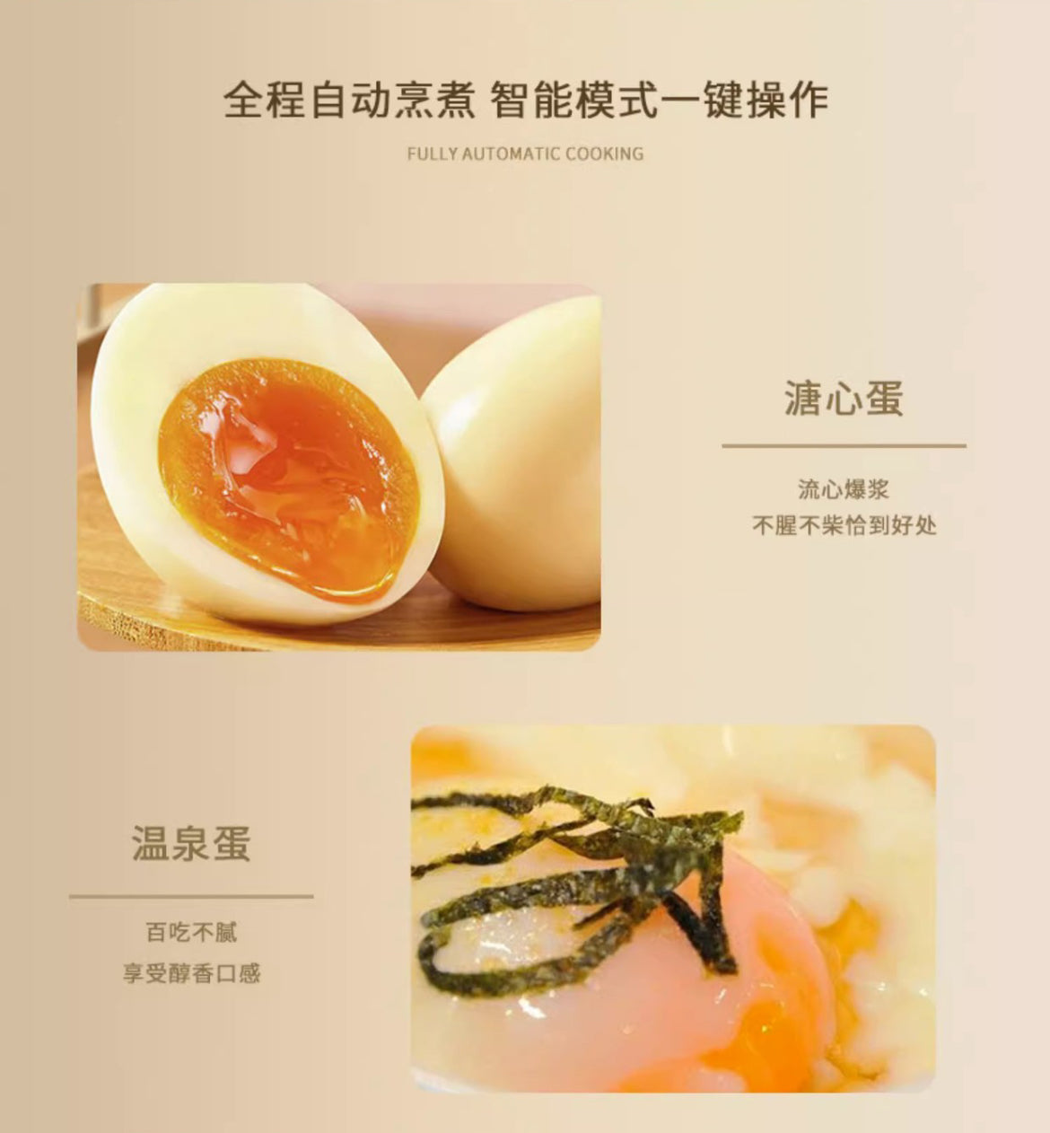 【Multifunctional Egg Cooker YZD-01】Smart Temperature Control, Easy Cooking