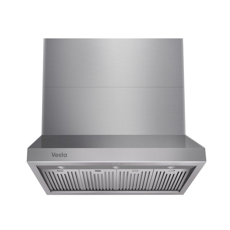 Vesta Madrid Range Hood VRH-MADRID-SS, 1000CFM 36''/48'' Stainless Steel Wall Mount/Under Cabinet