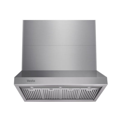 Vesta Madrid Range Hood VRH-MADRID-SS, 1000CFM 36''/48'' Stainless Steel Wall Mount/Under Cabinet