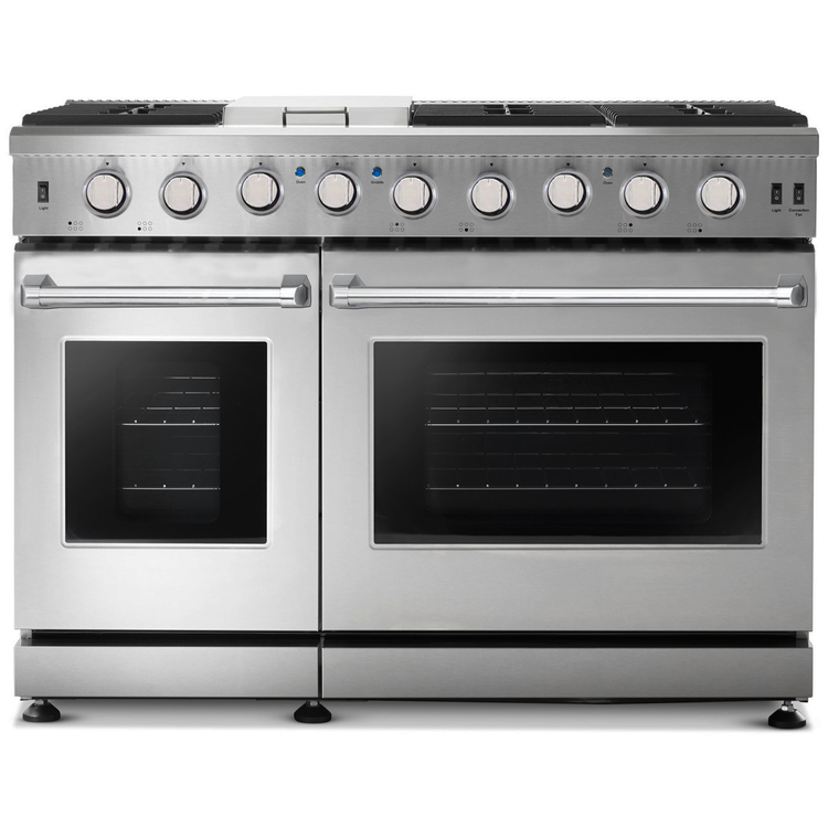 Vesta Alberta Professional Freestanding Full Gas Range VRG-ALBERTA-48SS，48'' Stainless Steel