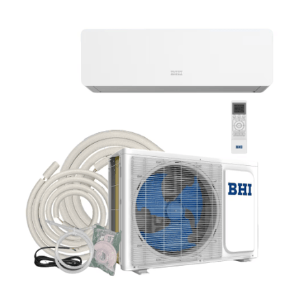 BHI 12,000 BTU 115-Volt, 19 SEER2, 600-Sq-Ft Ductless Mini Split AC & Heat Pump, 25ft Lineset - YOURISHOP.COM