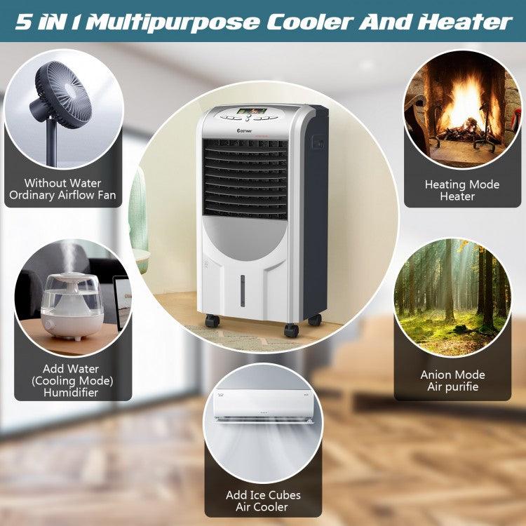 Portable air store water cooler fan