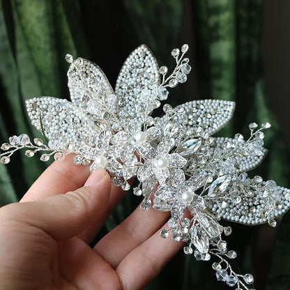 Crystal Wedding Hair Clip Hair Accessories Jewelry Ladies Hair Accessoire Cheveux Bridal Tiaras Bijoux Hair Stick for Women - YOURISHOP.COM