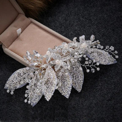 Crystal Wedding Hair Clip Hair Accessories Jewelry Ladies Hair Accessoire Cheveux Bridal Tiaras Bijoux Hair Stick for Women - YOURISHOP.COM