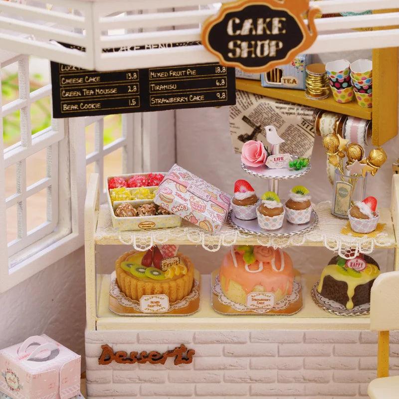 Doll House Furniture Diy Miniature 3D Wooden Miniaturas Dollhouse Toys for Children Birthday Gifts Casa Kitten Diary H013 - YOURISHOP.COM