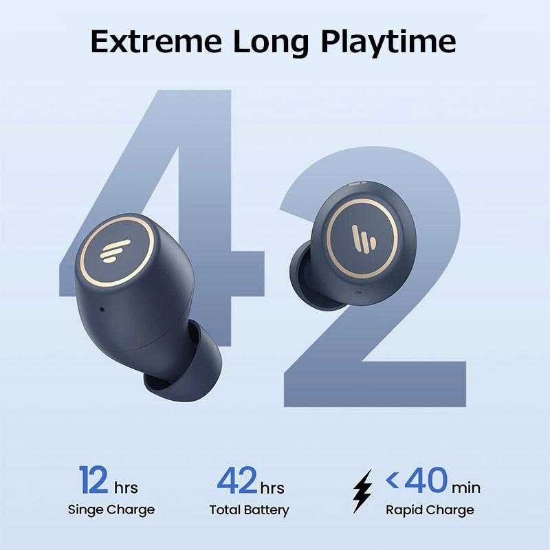 EDIFIER TWS1 Pro TWS Wireless Bluetooth Earphone aptX Bluetooth V5.2 up to 42hrs playback time Fast charging capabilities - YOURISHOP.COM