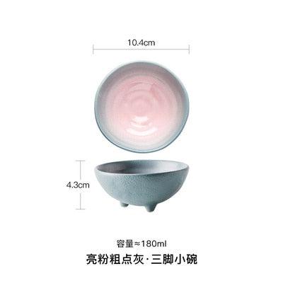 FANCITY Japanese Ramen Bowl Ceramic Single Noodle Bowl Household Salad Bowl large Bowl Creative Special Restaurant Tableware - YOURISHOP.COM