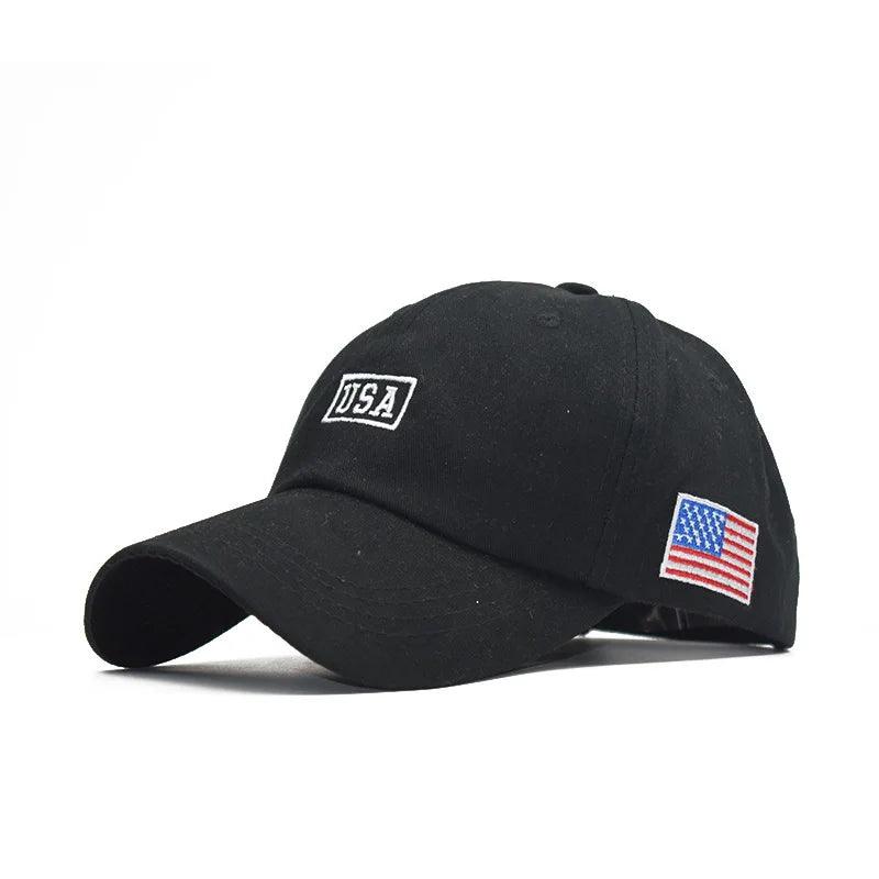 FS White American Flag Baseball Caps For Men Brand Streetwear Hip Hop Cap Cotton Women Snapback Trucker Hats Bones Masculinos - YOURISHOP.COM