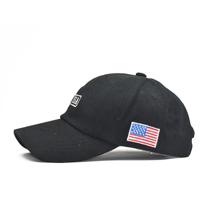 FS White American Flag Baseball Caps For Men Brand Streetwear Hip Hop Cap Cotton Women Snapback Trucker Hats Bones Masculinos - YOURISHOP.COM