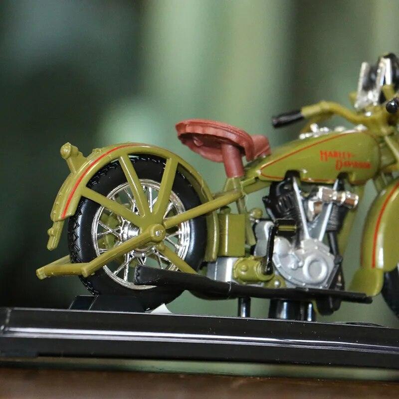 Maisto 1:18 HARLEY DAVIDSON 1928 JDH Twin Cam Diecast Motorcycle Model Workable Toy Gifts Collection - YOURISHOP.COM