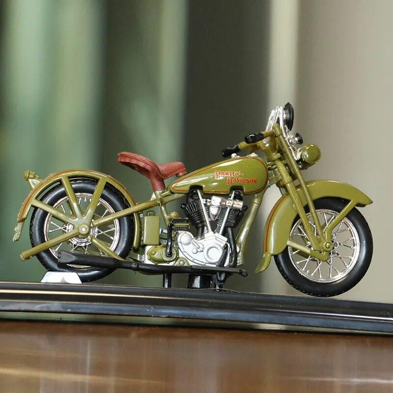 Maisto 1:18 HARLEY DAVIDSON 1928 JDH Twin Cam Diecast Motorcycle Model Workable Toy Gifts Collection - YOURISHOP.COM