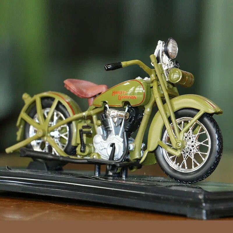 Maisto 1:18 HARLEY DAVIDSON 1928 JDH Twin Cam Diecast Motorcycle Model Workable Toy Gifts Collection - YOURISHOP.COM