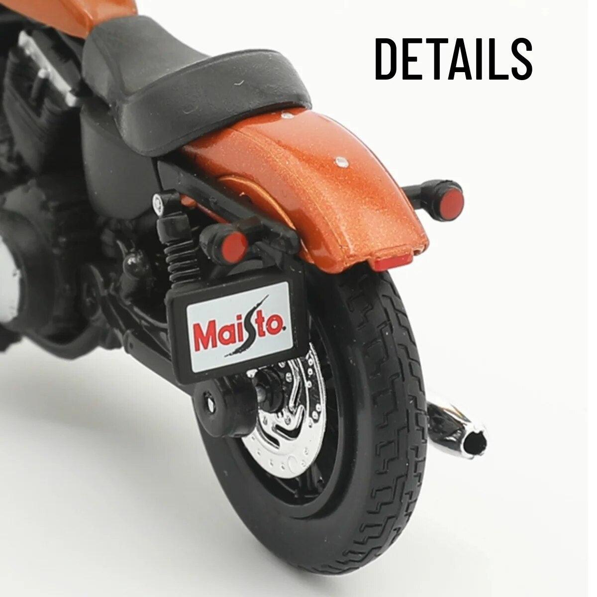 Maisto Scale 1:18 Motorcycle Model 2015 Harley-Davidson Sportster Iron 883 Souvenir Toy Collectible Mini Moto Die Cast - YOURISHOP.COM