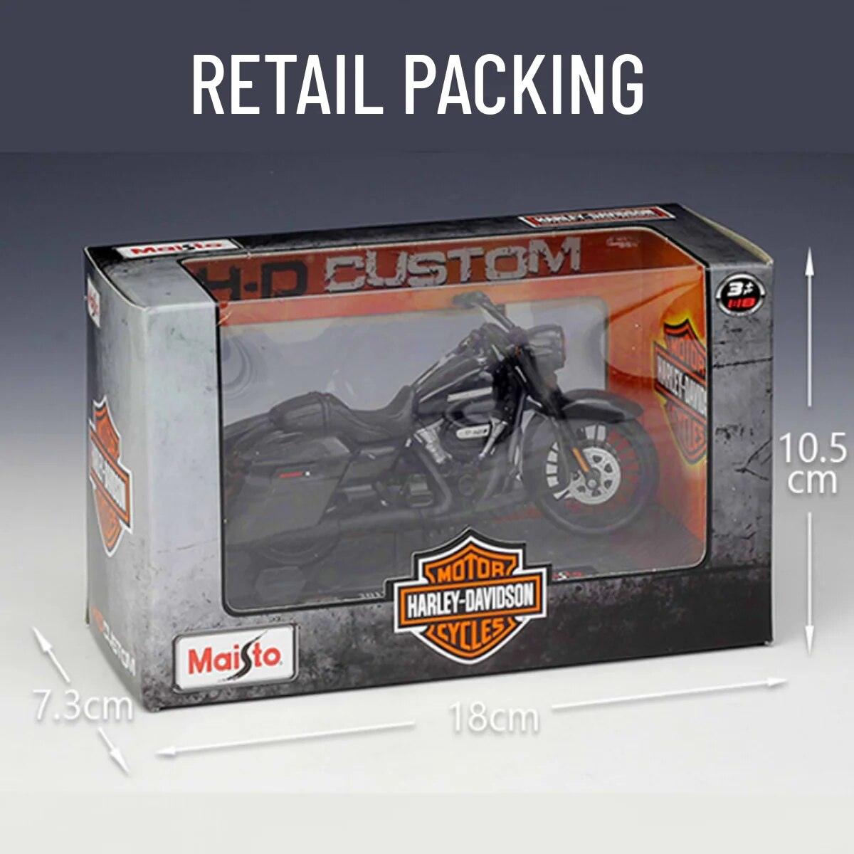 Maisto Scale 1:18 Motorcycle Model 2015 Harley-Davidson Sportster Iron 883 Souvenir Toy Collectible Mini Moto Die Cast - YOURISHOP.COM