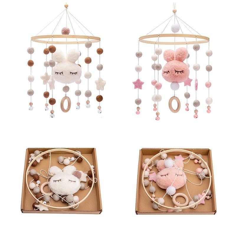 Newborn Bed Bell Baby Rattles Crib Mobiles Activity Play Gym Toy for 0-12 Months Cart Accessories - YOURISHOP.COM