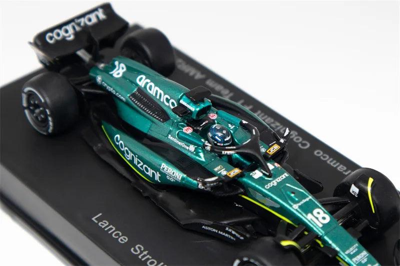 Spark 1:64 F1 2023 Aramco Cognizant F1 Team AMR23 No.14 F.Alonso / No.18 L.Stroll Model Car - YOURISHOP.COM