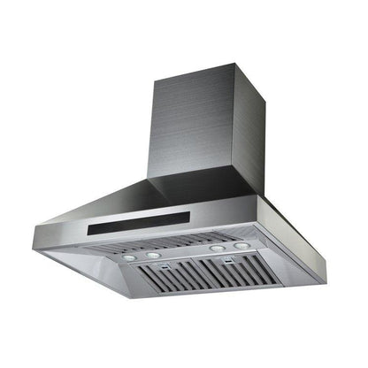 Vesta rangne hood VRH-PRAGUE-SS, 900CFM 36'' Stainless Steel Island - YOURISHOP.COM