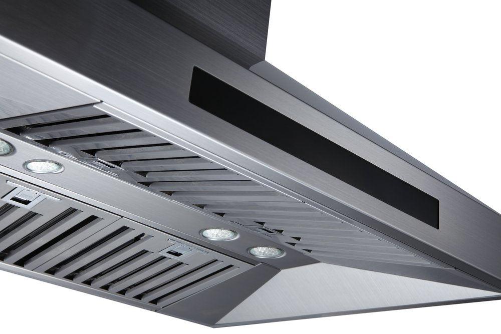 Vesta rangne hood VRH-PRAGUE-SS, 900CFM 36'' Stainless Steel Island - YOURISHOP.COM