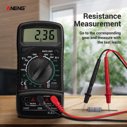 ANENG XL830L Digital Multimeter Esr Meter Testers Automotive Electrical Dmm Transistor Peak Tester Meter Capacitance Meter - YOURISHOP.COM