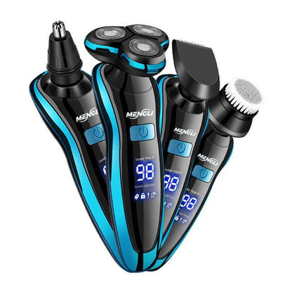 Electric Razor Electric Shaver Hair Cutting Shaving Machine for Men Clipper Beard Trimmer Rotary Shaver 100% Water Proof - YOURISHOP.COM