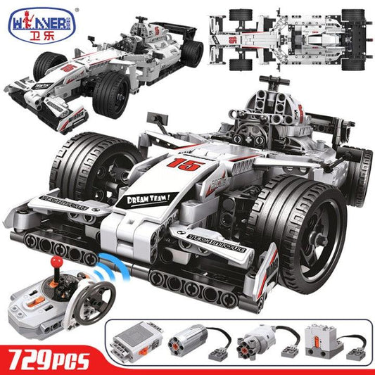 ERBO 729pcs City Racing Car Remote Control RC Car Electric truck Building Blocks bricks Toys For Children Gifts Boys - YOURISHOP.COM