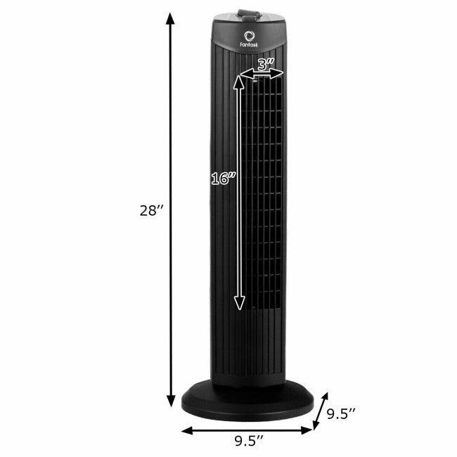 Fantask 35W 28 Inch Quiet Bladeless Oscillating Tower Fan 07495321 - YOURISHOP.COM