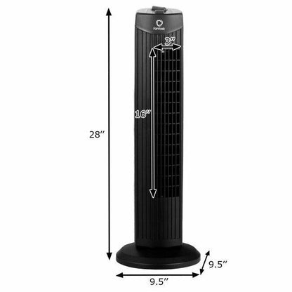 Fantask 35W 28 Inch Quiet Bladeless Oscillating Tower Fan 07495321 - YOURISHOP.COM