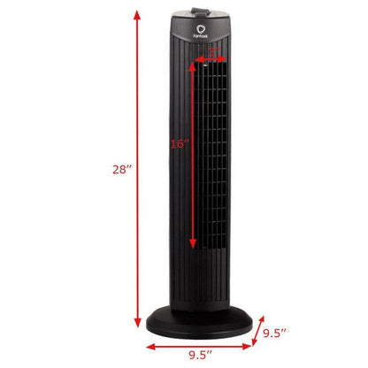 Fantask 35W 28 Inch Quiet Bladeless Oscillating Tower Fan 07495321 - YOURISHOP.COM