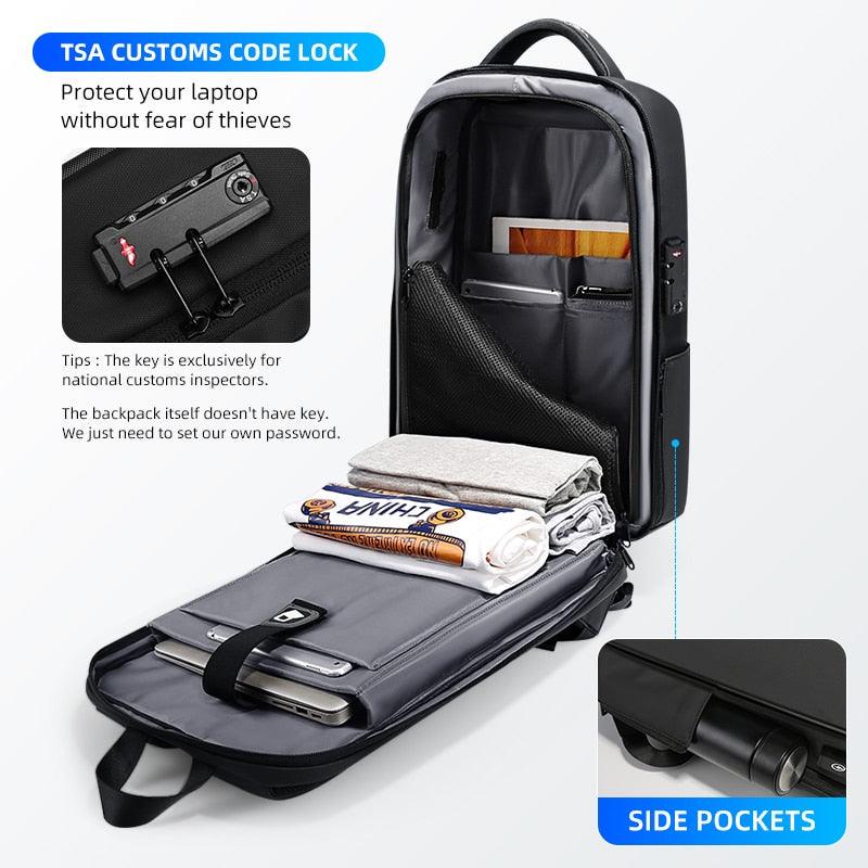 Fenruien Brand Laptop Backpack Anti-theft Waterproof School Backpacks USB Charging Men Business Travel Bag Backpack New Design - YOURISHOP.COM