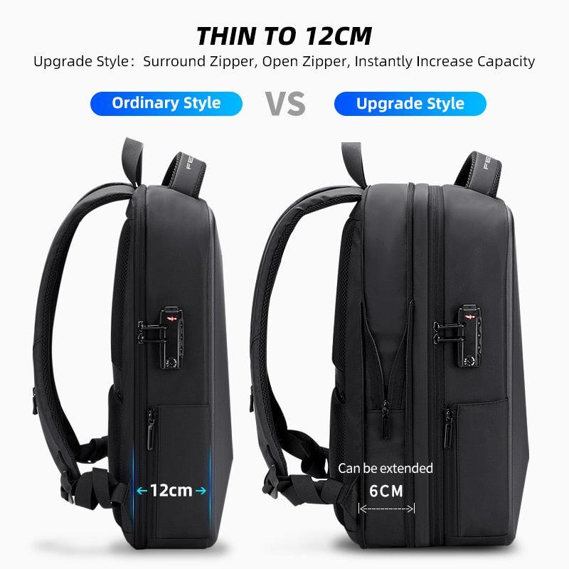 Fenruien Brand Laptop Backpack Anti-theft Waterproof School Backpacks USB Charging Men Business Travel Bag Backpack New Design - YOURISHOP.COM