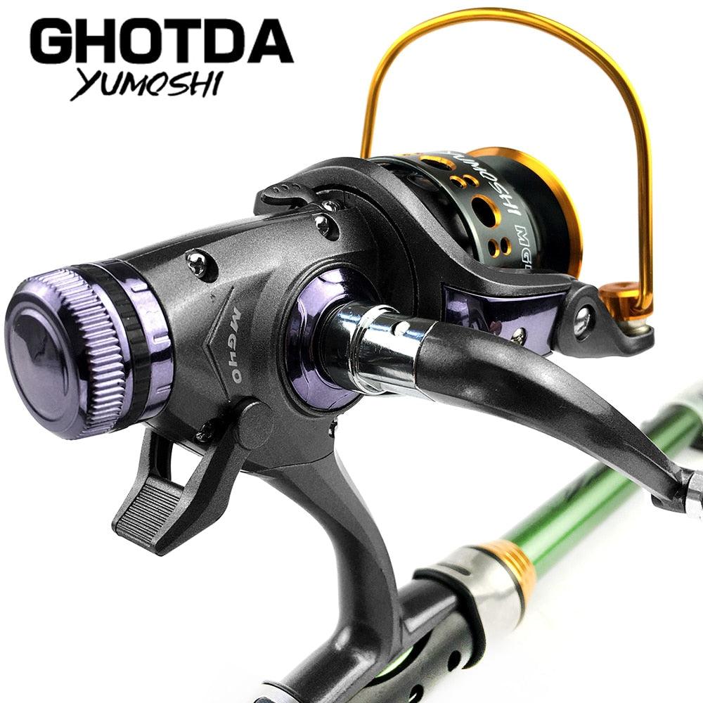 Fishing Reel Carp Spinning Reel Front and Rear Brake System Metal Spool Fishing Reels Tools Accessories - YOURISHOP.COM