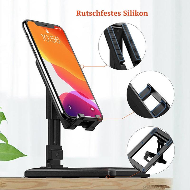 Foldable Tablet Mobile Phone Desktop Phone Stand for iPad iPhone Samsung Desk Holder Adjustable Desk Bracket Smartphone Stand - YOURISHOP.COM