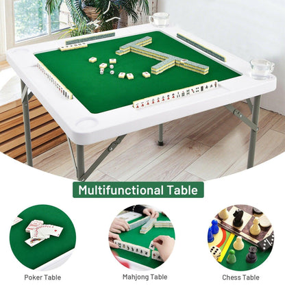 Game Mahjong Table 64953180 with Iron Frame,4-Player - YOURISHOP.COM