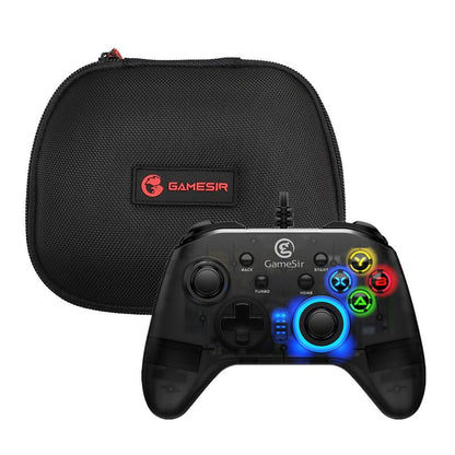 GameSir T4w Wired Gamepad and Carrying Case, Game Controller with Vibration and Turbo Function PC Joystick for Windows 7 8 10 11 - YOURISHOP.COM