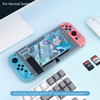 GeekShare Nintendo Switch Shell Cute Shark Party TPU Soft Full Cover Case For Nintendo Switch Joy-con Cover Shell NS Accessories - YOURISHOP.COM