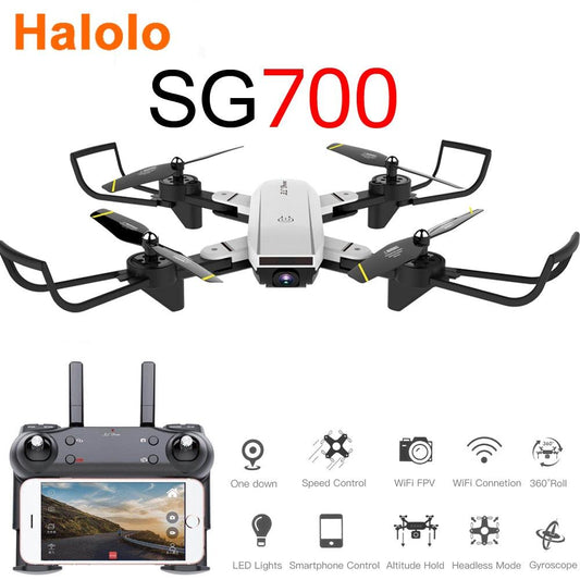 Halolo SG700D Quadcopter Dron Drones With Camera Hd Mini Drone Rc Helicopter 4k Toys Profissional Drohne Camera Quadrocopter - YOURISHOP.COM