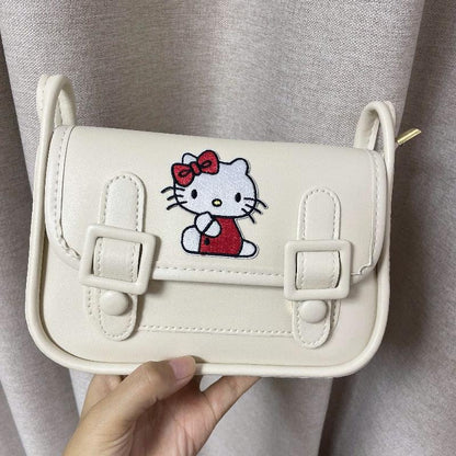 Kawaii Sanrio Kuromi Cambridge Bag Net Red with The Same Bag All-match Underarm Bag Shoulder Bag Japan and South Korea Gift - YOURISHOP.COM