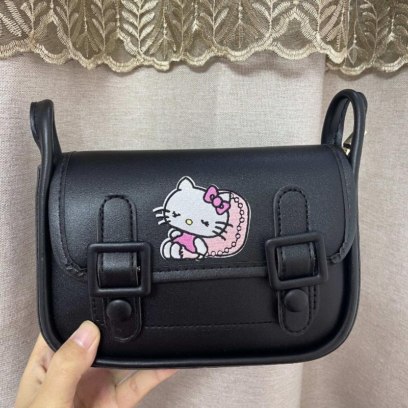 Kawaii Sanrio Kuromi Cambridge Bag Net Red with The Same Bag All-match Underarm Bag Shoulder Bag Japan and South Korea Gift - YOURISHOP.COM