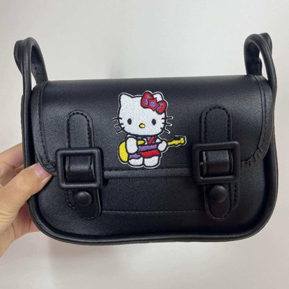 Kawaii Sanrio Kuromi Cambridge Bag Net Red with The Same Bag All-match Underarm Bag Shoulder Bag Japan and South Korea Gift - YOURISHOP.COM