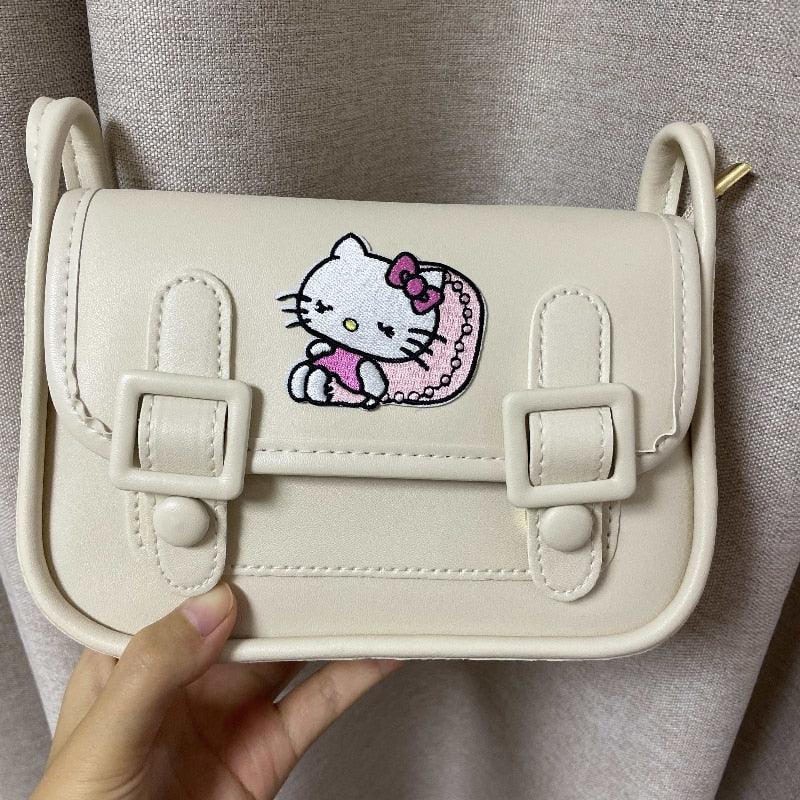 Kawaii Sanrio Kuromi Cambridge Bag Net Red with The Same Bag All-match Underarm Bag Shoulder Bag Japan and South Korea Gift - YOURISHOP.COM