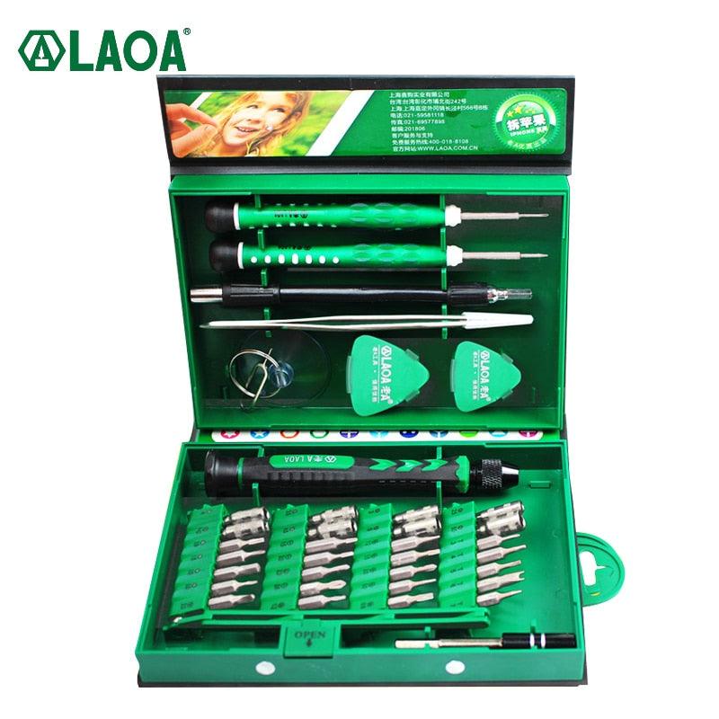 LAOA 38 in 1 Screwdrivers Set Precision Screwdriver bit set Laptop Mobile phone Repair Tools Kit Precise Screw Driver Hand tools - YOURISHOP.COM