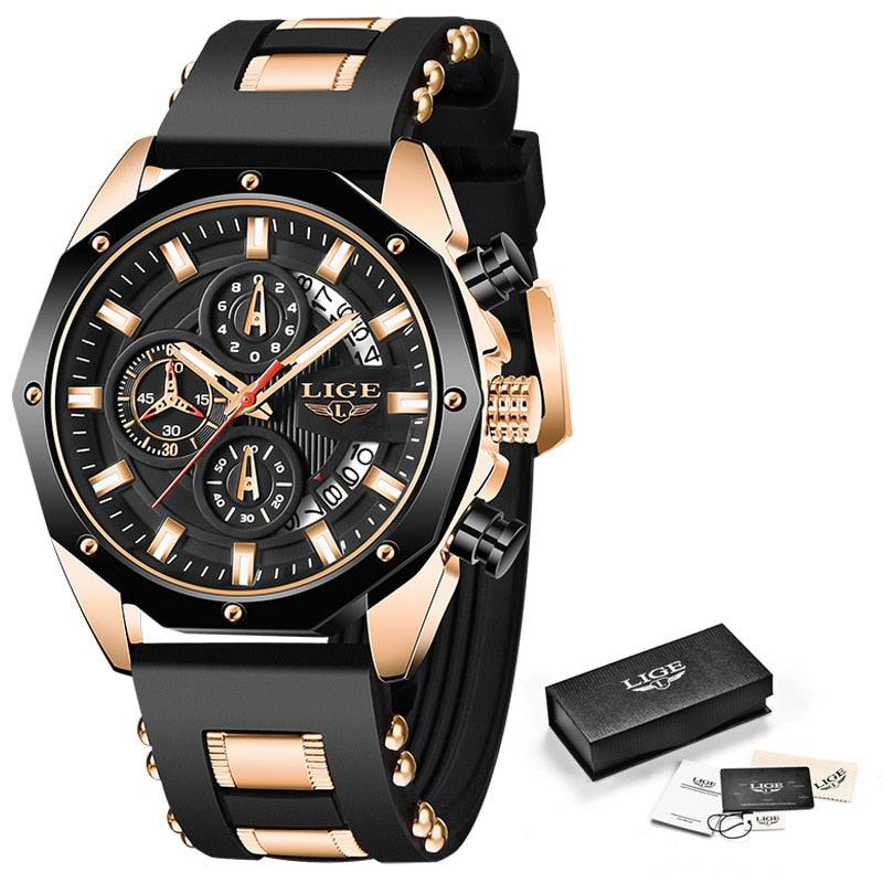 Lige fashion mens watches online