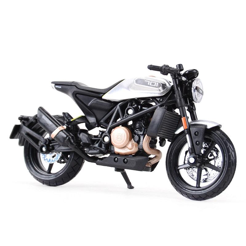 Maisto 1:18 2018 Husqvarna Vitpilen 701 Static Die Cast Vehicles Collectible Hobbies Motorcycle Model Toys - YOURISHOP.COM