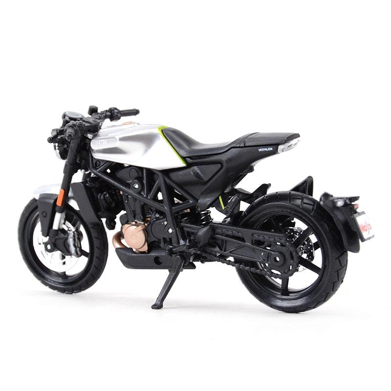 Maisto 1:18 2018 Husqvarna Vitpilen 701 Static Die Cast Vehicles Collectible Hobbies Motorcycle Model Toys - YOURISHOP.COM