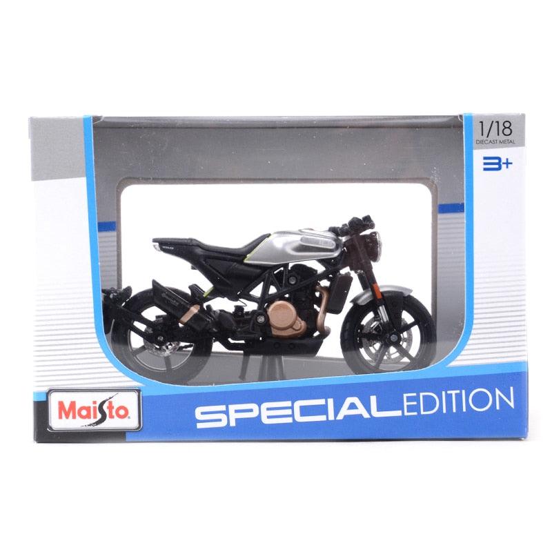 Maisto 1:18 2018 Husqvarna Vitpilen 701 Static Die Cast Vehicles Collectible Hobbies Motorcycle Model Toys - YOURISHOP.COM