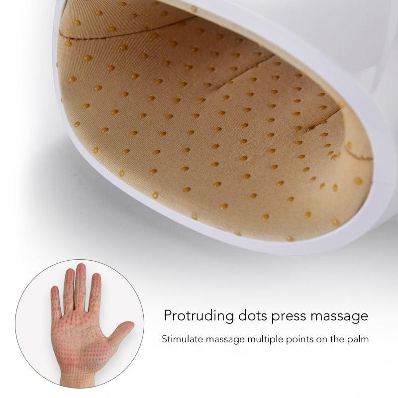 MARESE Wireless Electric Hand Massager Device Palm Finger Acupoint with Air Compression Massage with Heat For Women Beauty Gift - YOURISHOP.COM