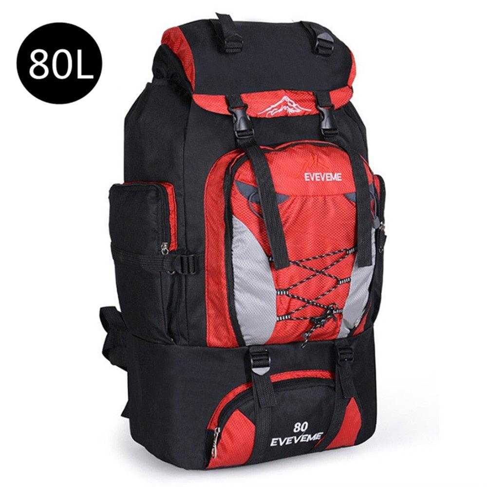 Men&#39;s 80L Large Waterproof Climbing Hiking Backpack Camping Mountaineering Backpack Sport Outdoor Rucksack Bag - YOURISHOP.COM