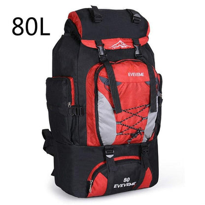 Men&#39;s 80L Large Waterproof Climbing Hiking Backpack Camping Mountaineering Backpack Sport Outdoor Rucksack Bag - YOURISHOP.COM