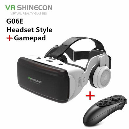 Original VR Virtual Reality 3D Glasses Box Stereo VR Google Cardboard Headset Helmet for IOS Android Smartphone,Wireless Rocker - YOURISHOP.COM